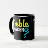 Treble Maker voor donkere producten Mok (Voorkant links)