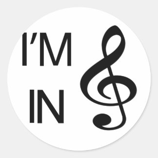 Treble.png Ronde Sticker