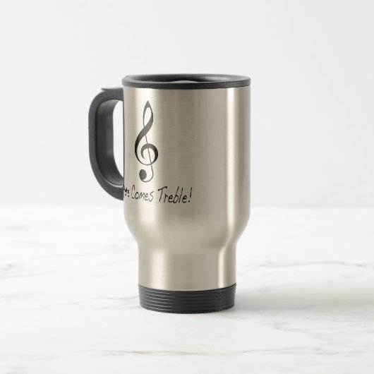 Treble Travel Mug Reisbeker (Voorkant links)