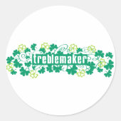 Treblemaker Ronde Sticker (Voorkant)