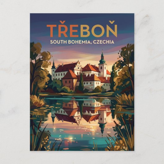 Třeboň Tsjechië Briefkaart (Voorkant)