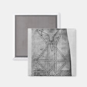 Trebuchet, machine om pijlen te werpen magneet (Voorkant / Achterkant)