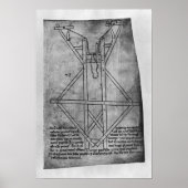 Trebuchet, machine om pijlen te werpen poster (Voorkant)