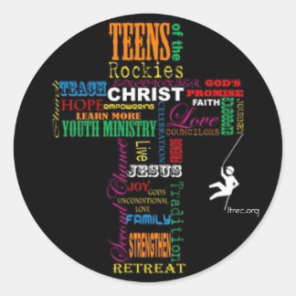 TrEC Logo Stickers! Ronde Sticker