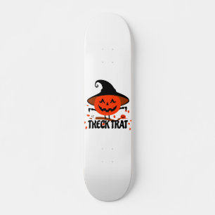 Treck Trat Pompoen Glimlachend Persoonlijk Skateboard