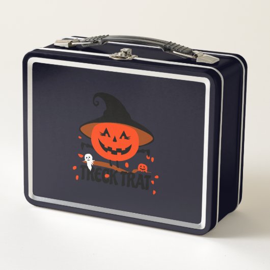 Treck Trat pompoen lachend (Voorkant)