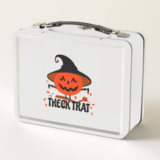 Treck Trat pompoen lachend (Achterkant)