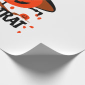 Treck Trat pompoen lachend Cadeaupapier (Hoek)