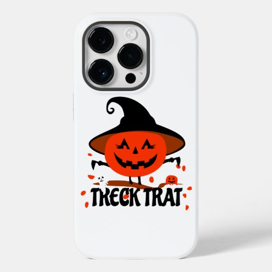 Treck Trat pompoen lachend Case-Mate iPhone Case (Achterkant)