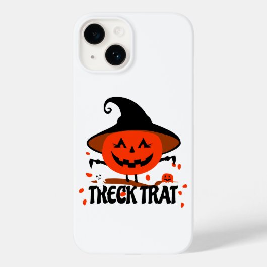 Treck Trat pompoen lachend Case-Mate iPhone Case (Achterkant)