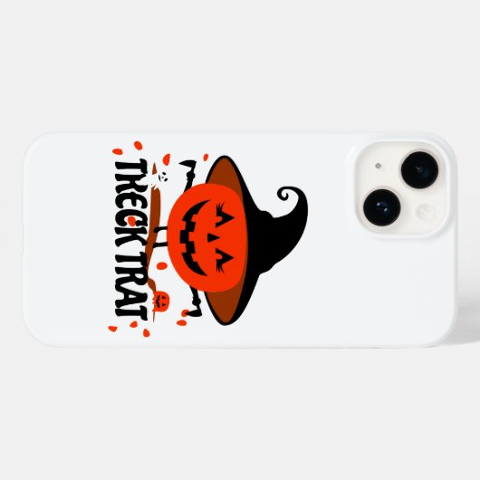 Treck Trat pompoen lachend Case-Mate iPhone Case (Achterkant (horizontaal))
