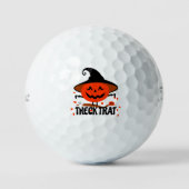 Treck Trat pompoen lachend Golfballen (Voorkant)