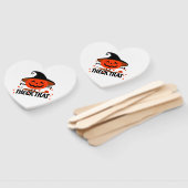 Treck Trat pompoen lachend Handwaaier (Niet-gemonteerd)