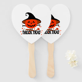 Treck Trat pompoen lachend Handwaaier