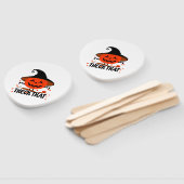 Treck Trat pompoen lachend Handwaaier (Niet-gemonteerd)