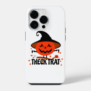 Treck Trat pompoen lachend iPhone 14 Plus Hoesje