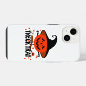 Treck Trat pompoen lachend iPhone Hoesje (Achterkant horizontaal)