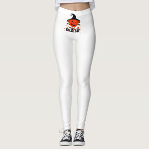 Treck Trat Pompoen Lachend Leggings