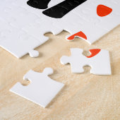 Treck Trat pompoen lachend Legpuzzel (Zijkant)