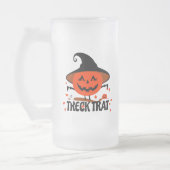 Treck Trat pompoen lachend Matglas Bierpul (Links)