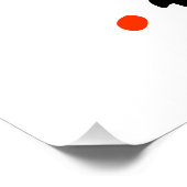 Treck Trat pompoen lachend Perfect Poster (Hoek)