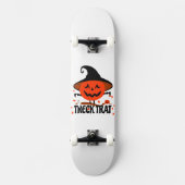 Treck Trat pompoen lachend Persoonlijk Skateboard (Voorkant)