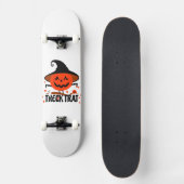 Treck Trat pompoen lachend Persoonlijk Skateboard (Voorkant)