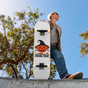 Treck Trat pompoen lachend Persoonlijk Skateboard