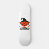 Treck Trat pompoen lachend Persoonlijk Skateboard (Voorkant)