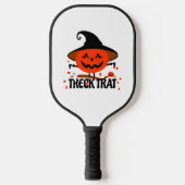 Treck Trat pompoen lachend Pickleball Paddle (Voorkant)