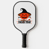 Treck Trat pompoen lachend Pickleball Paddle (Achterkant)