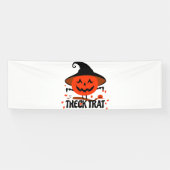Treck Trat pompoen lachend Spandoek (Horizontaal)