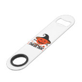 Treck Trat pompoen lachend Speed Flessenopener (Voorkant Gekanteld)