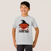 Treck Trat pompoen lachend T-shirt (Voorkant volledig)