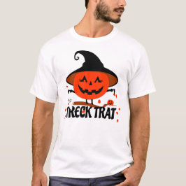 Treck Trat pompoen lachend T-shirt