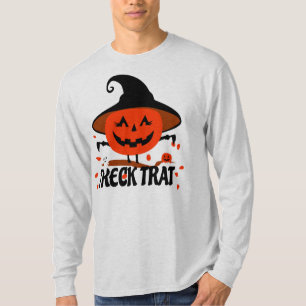 Treck Trat pompoen lachend T-shirt