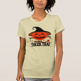 Treck Trat pompoen lachend T-shirt