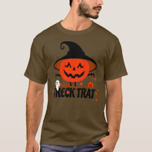 Treck Trat pompoen lachend T-shirt