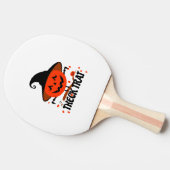 Treck Trat pompoen lachend Tafeltennisbatje (Zijkant)