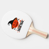 Treck Trat pompoen lachend Tafeltennisbatje (Zijkant)