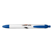 Treck Trat pompoen lachend Zwarte Inkt Pen (Achterkant)