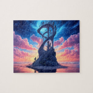 Trede naar de Hemel, Legpuzzel, 20x25 cm, 110 stuk Legpuzzel