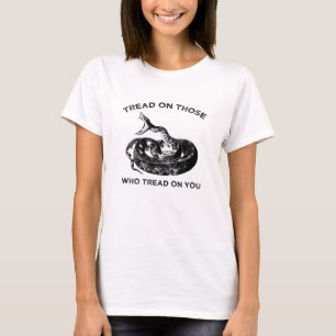 trede op degenen die je treiteren t-shirt