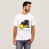 trede op het boerderij van de moordenaars t-shirt (Voorkant volledig)