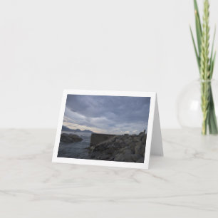 treden aan het zee kaart