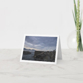 treden aan het zee kaart