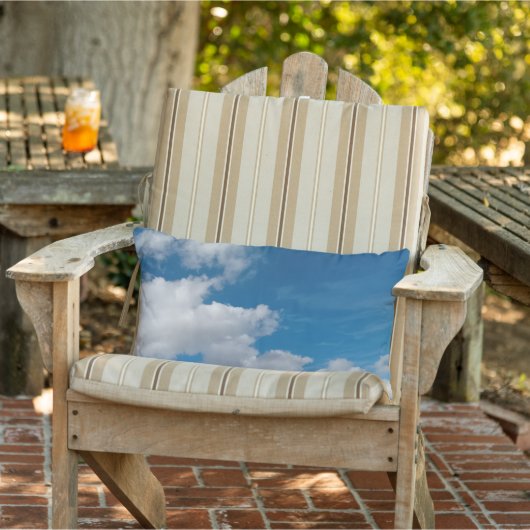 Treden in de lucht  buitenkussen (Stoel)