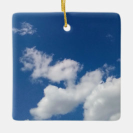 Treden in de lucht keramisch ornament