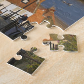 Treden naar de haven, Whitby, Noord Legpuzzel (Zijkant)