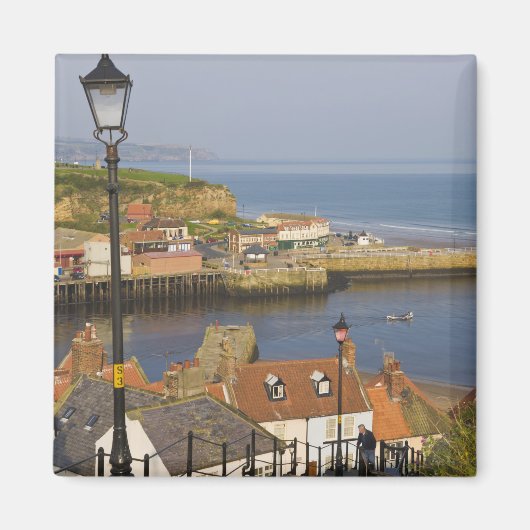 Treden naar de haven, Whitby, Noord Magneet (Voorkant)